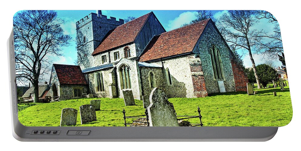 Buildings Portable Battery Charger featuring the photograph Country Church by Richard Denyer