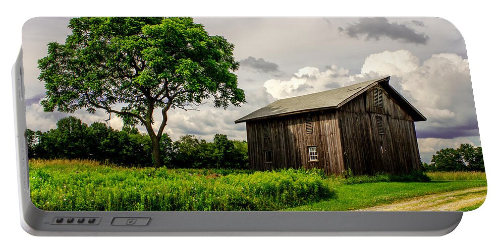 Barn Portable Battery Charger featuring the photograph Country Life by Skip Tribby