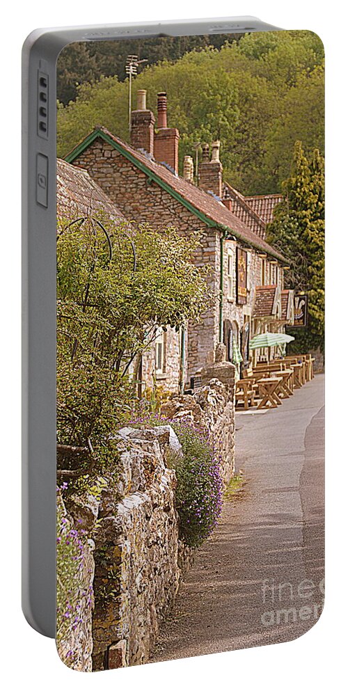 Pub Portable Battery Charger featuring the photograph Country Pub by Andy Thompson