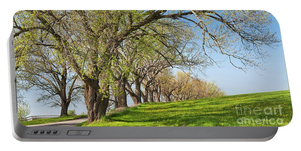 Spring Portable Battery Charger featuring the photograph Country Spring by Alan L Graham