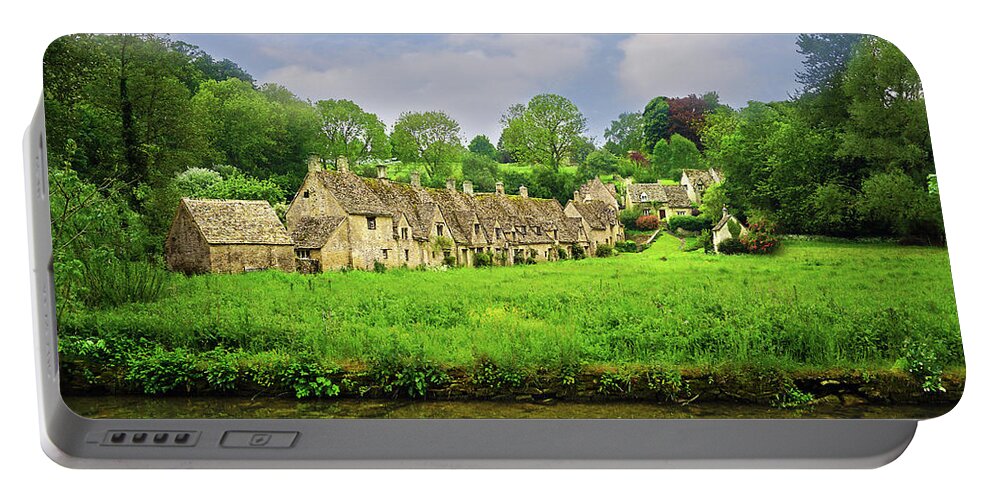England Portable Battery Charger featuring the photograph Countryside Cottages by Vicki Lea Eggen