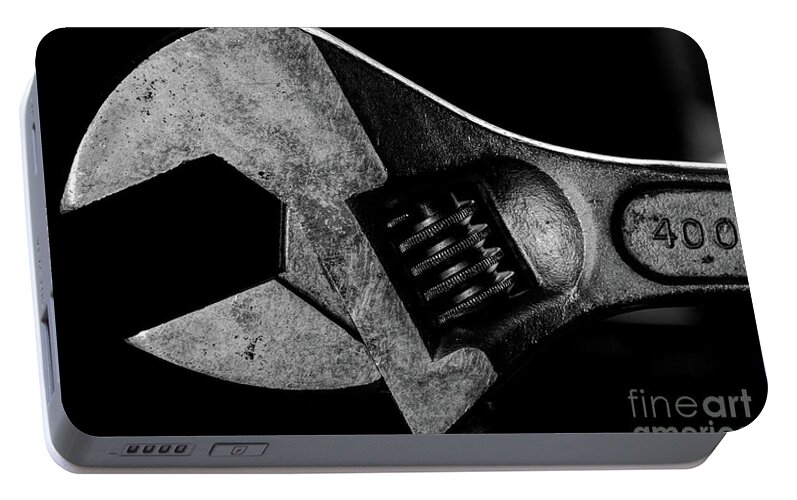 Wrench Portable Battery Charger featuring the photograph Adjustable by Douglas Stucky