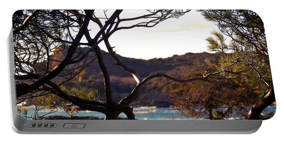 Seascape Portable Battery Charger featuring the photograph Criss-crossed by Valerie Dauce