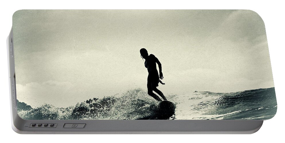 Surfing Portable Battery Charger featuring the photograph Cruise Control by Nik West