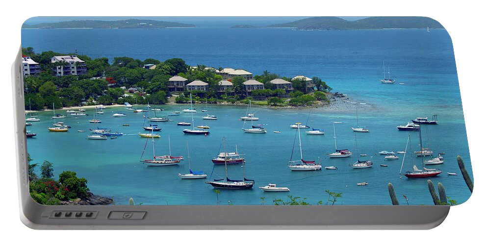 Cruz Bay Portable Battery Charger featuring the photograph Cruz Bay 1 by Pauline Walsh Jacobson