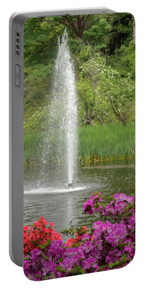 Azaleas Portable Battery Charger featuring the photograph Crystal Springs Rhododendron Garden 0794 by Kristina Rinell