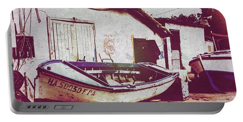 Cuba Portable Battery Charger featuring the photograph Cuban Fishing Village by Thomas Leparskas