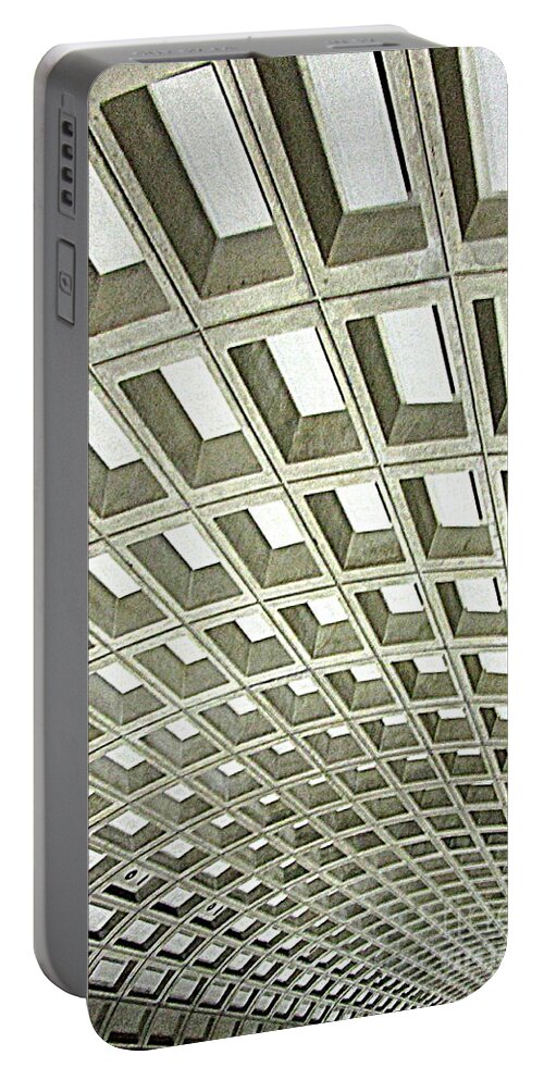 Dc Metro Portable Battery Charger featuring the photograph D C Metro 2 by Randall Weidner