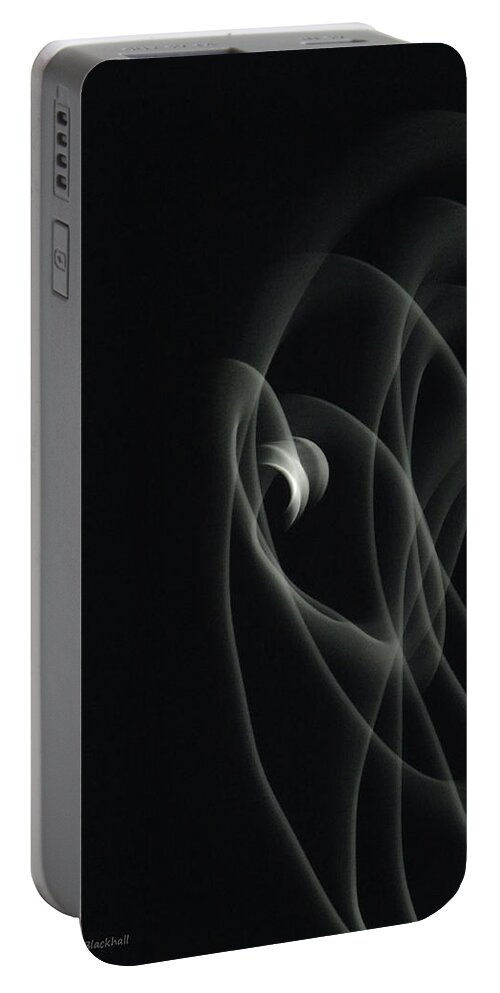Moon Portable Battery Charger featuring the photograph Dancing Moonbeams by Donna Blackhall
