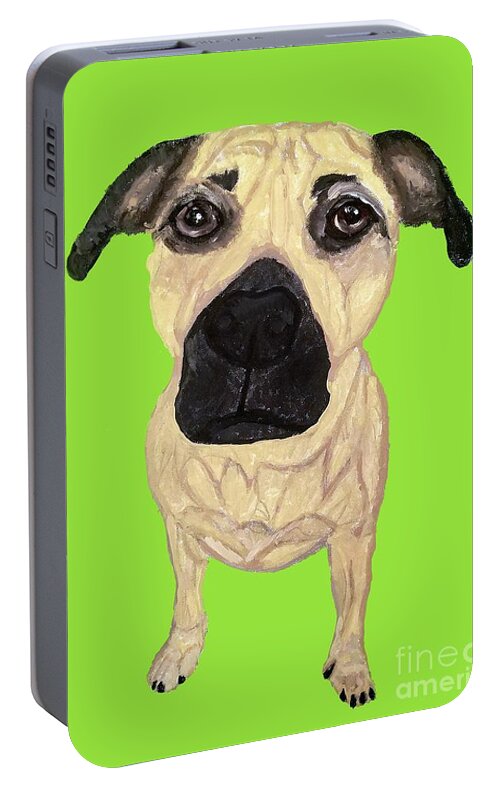 Pet Portable Battery Charger featuring the painting Date With Paint Sept 18 10 by Ania M Milo