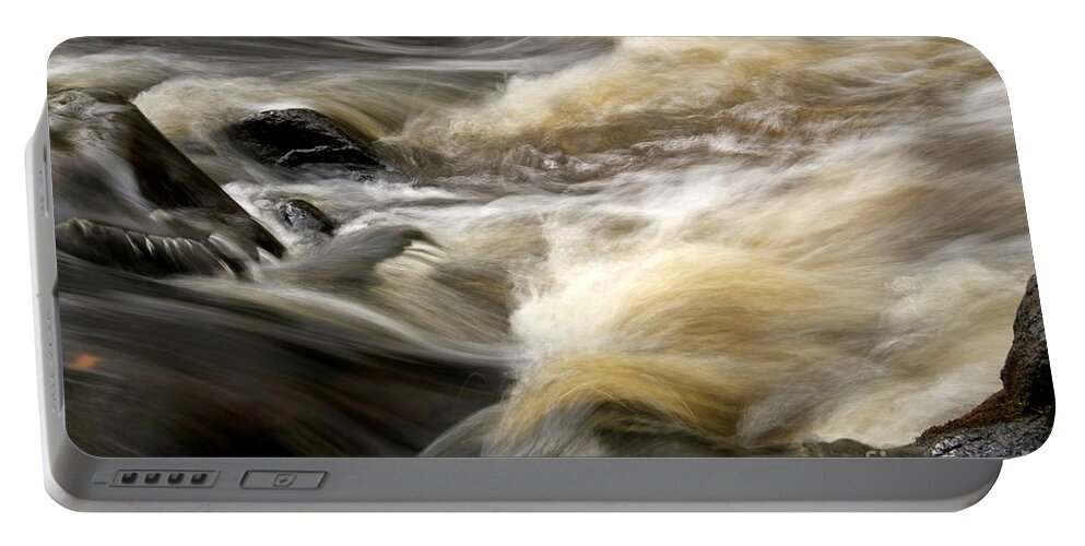 Waterfalls Portable Battery Charger featuring the photograph Dave's Falls #7431 by Mark J Seefeldt