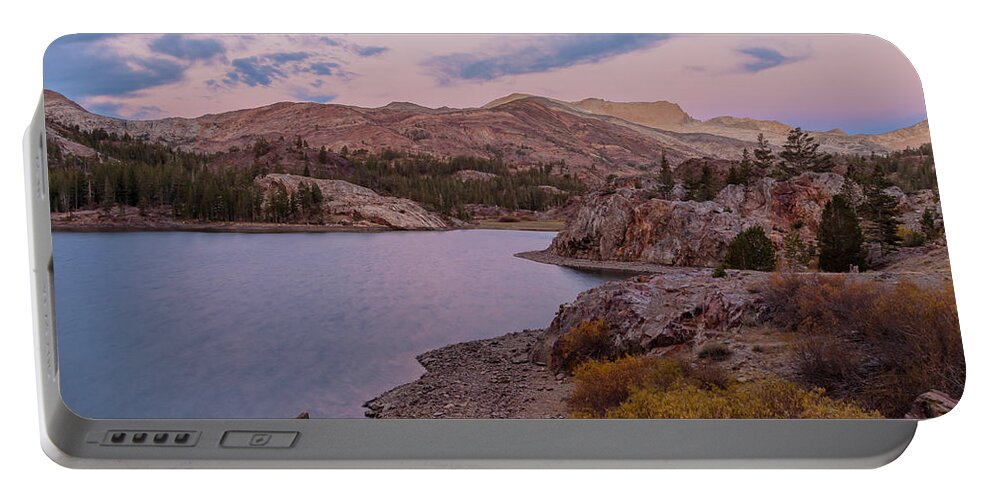 Landscape Portable Battery Charger featuring the photograph Dawn At Lake Ellery by Jonathan Nguyen