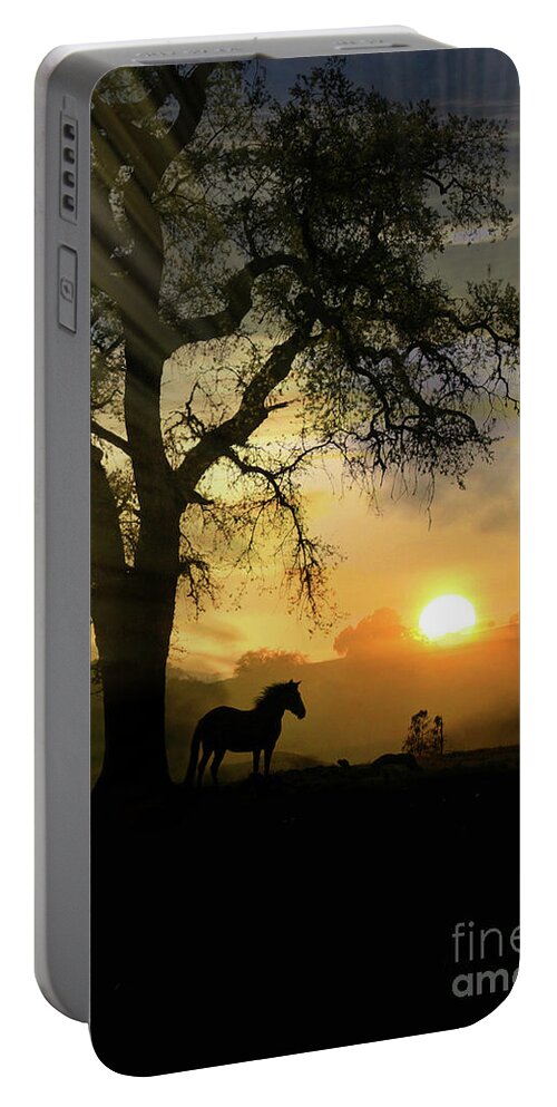Morning Portable Battery Charger featuring the photograph Dawn by Stephanie Laird