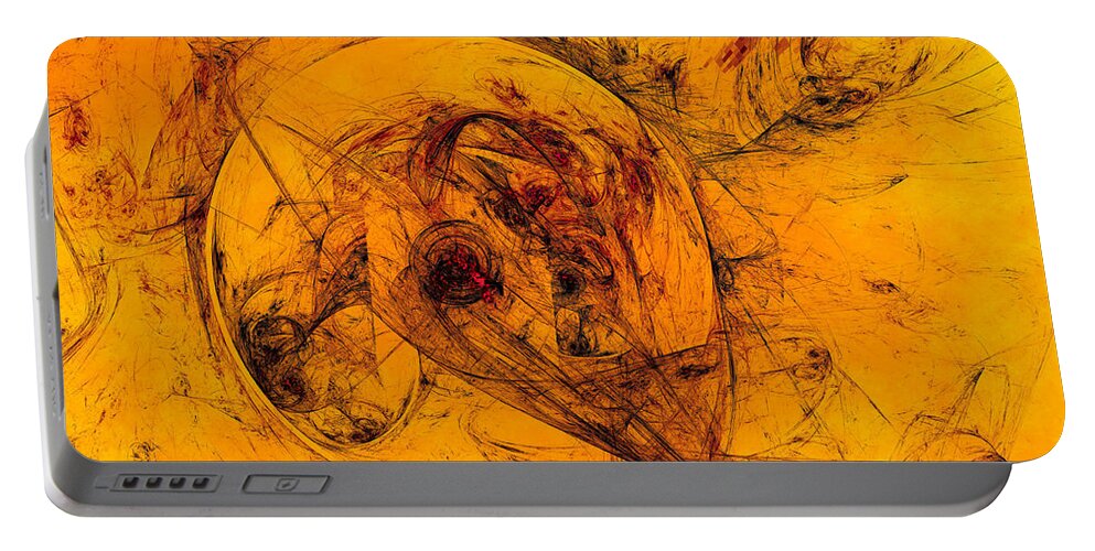 Art Portable Battery Charger featuring the digital art Deadly Cultures by Jeff Iverson