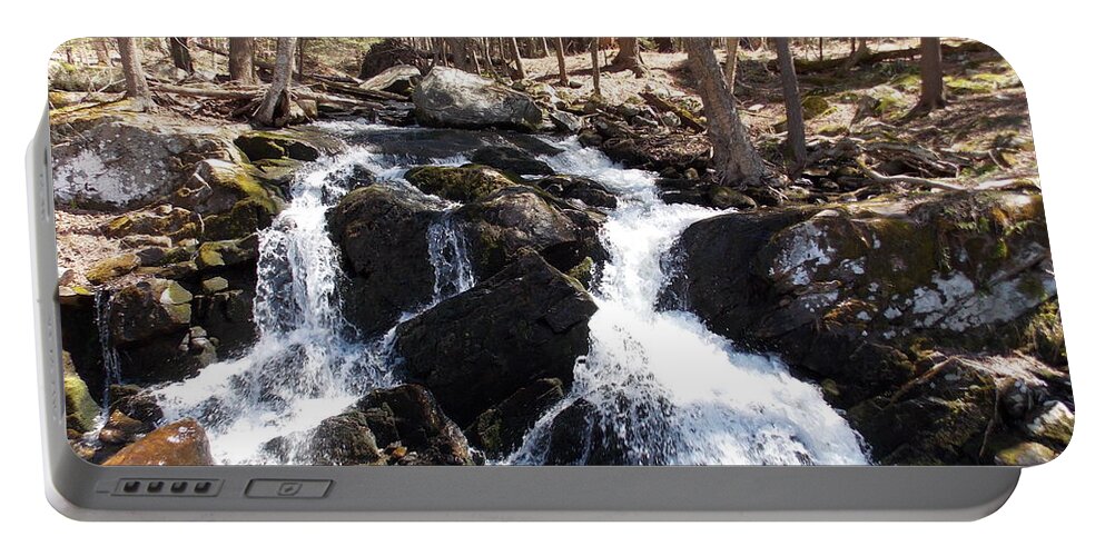 Deans Ravine Portable Battery Charger featuring the photograph Deans Ravine by Catherine Gagne