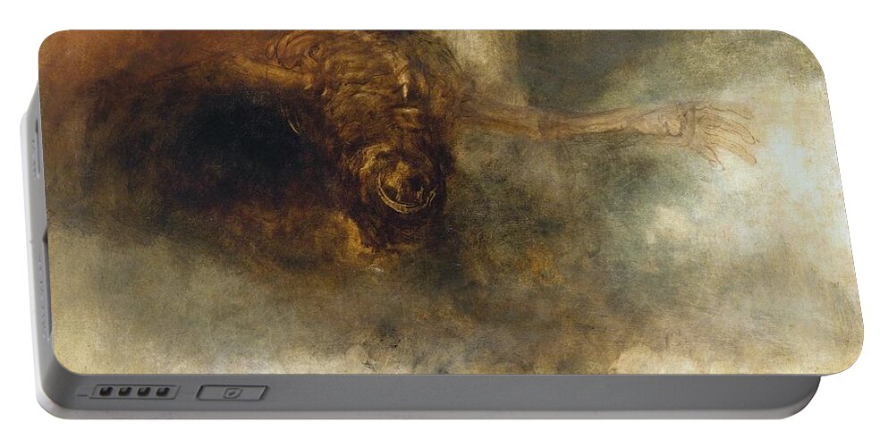 Joseph Mallord William Turner 1775�1851  Death On A Pale Horse Portable Battery Charger featuring the painting Death on a Pale Horse by Joseph Mallord William
