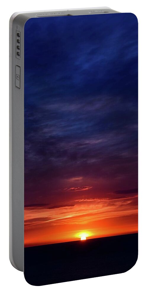Sunrise Portable Battery Charger featuring the photograph Deep Color Sunrise by Larkin's Balcony Photography