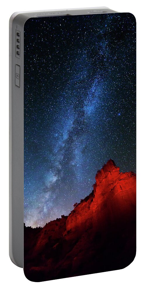 Milky Way Portable Battery Charger featuring the photograph Deep in the Heart of Texas - 1 by Stephen Stookey