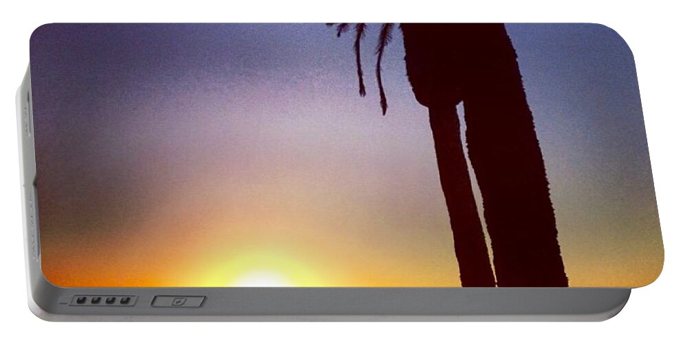 Sunset Portable Battery Charger featuring the photograph Del Mar Days by Denise Railey