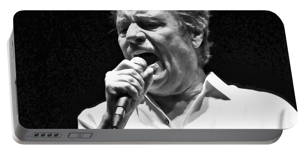 Delbert Mcclinton Portable Battery Charger featuring the photograph Delbert McClinton sings the Blues by Ginger Wakem