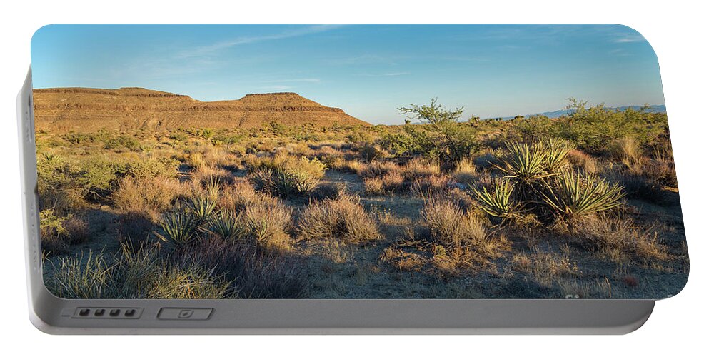Fall Portable Battery Charger featuring the photograph Desert and Woods Mountains by Jeff Hubbard