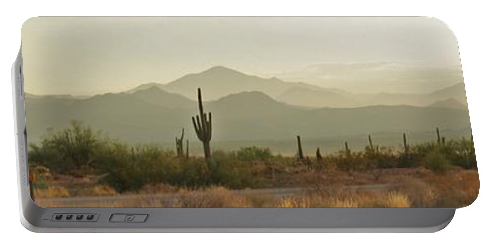 Arizona Portable Battery Charger featuring the photograph Desert Hills by Julie Lueders 