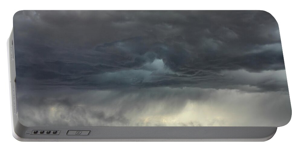 Deseert Portable Battery Charger featuring the photograph Desert Storm by Farol Tomson