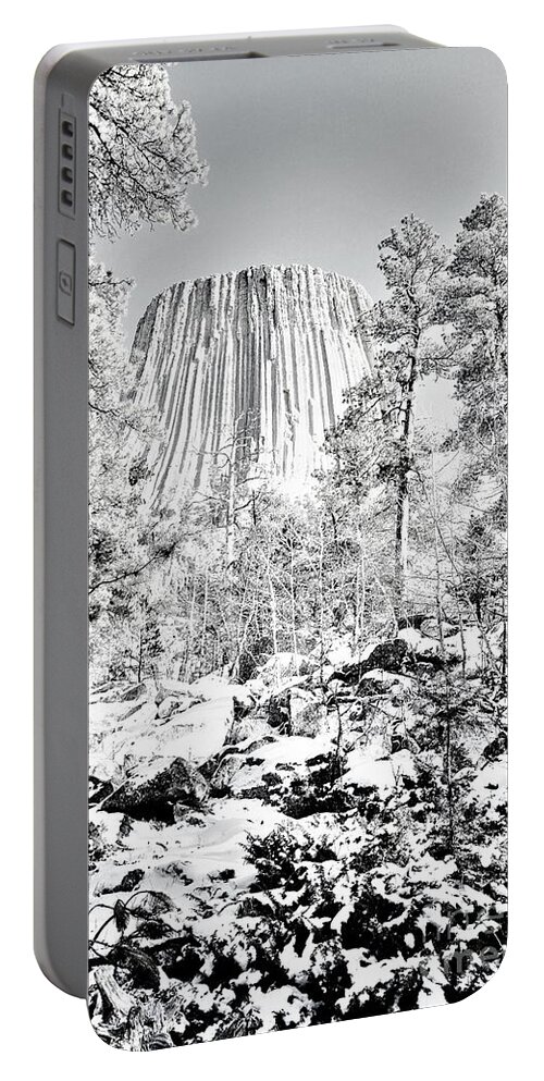 Devils Tower Portable Battery Charger featuring the photograph Devils Tower Wyoming by Merle Grenz