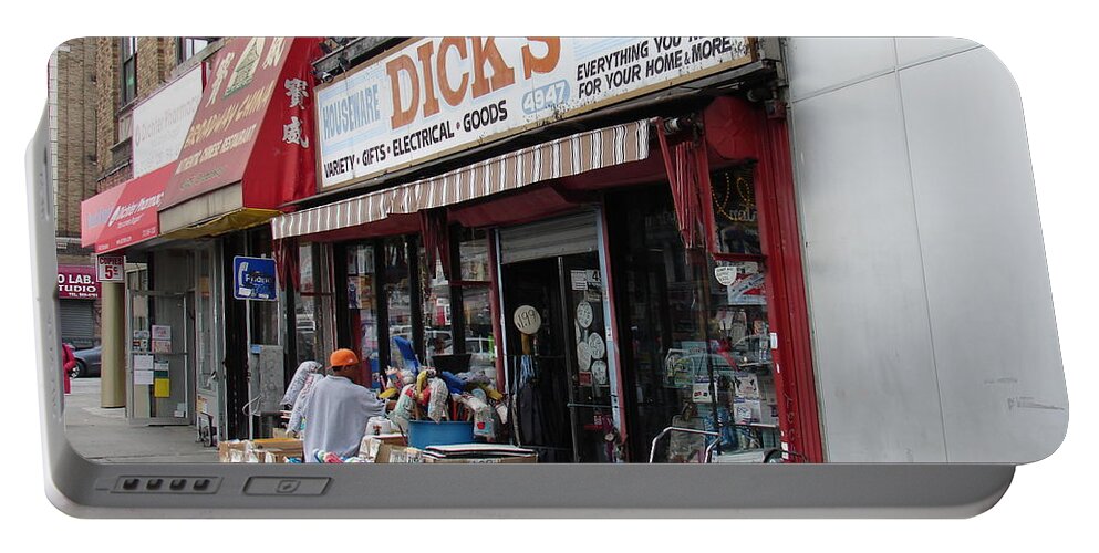 Dick's Hardware Portable Battery Charger featuring the photograph Dick's Hardware by Cole Thompson