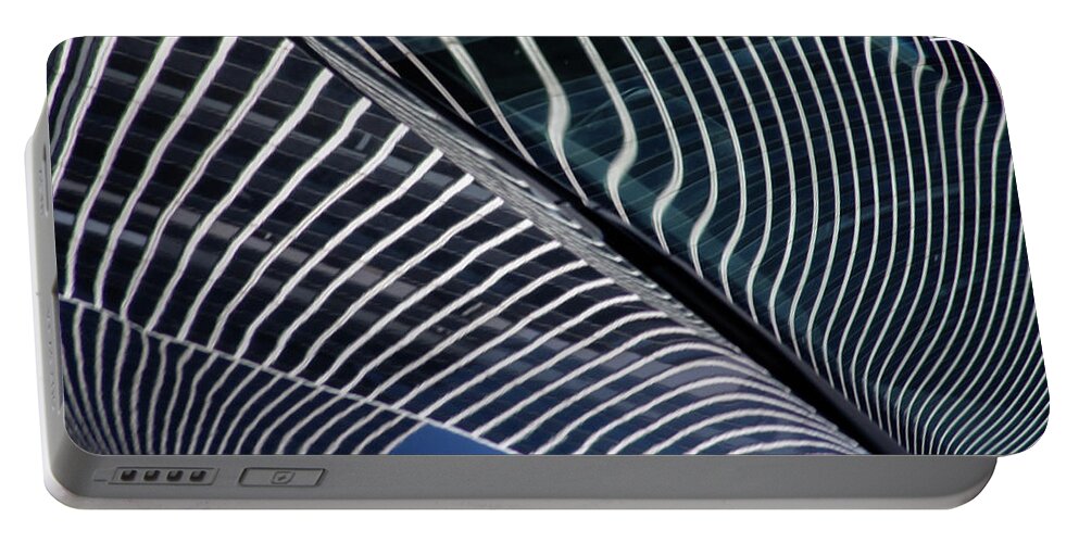 Buildings Portable Battery Charger featuring the photograph diEyeSpyArtNYC Midtown Stroll 8173 by DiDesigns Graphics