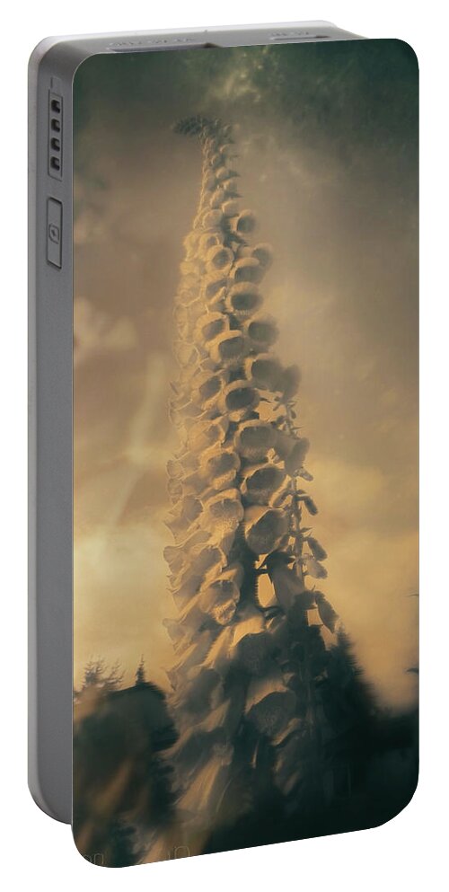  Portable Battery Charger featuring the photograph Digitalis on Mars by Cybele Moon