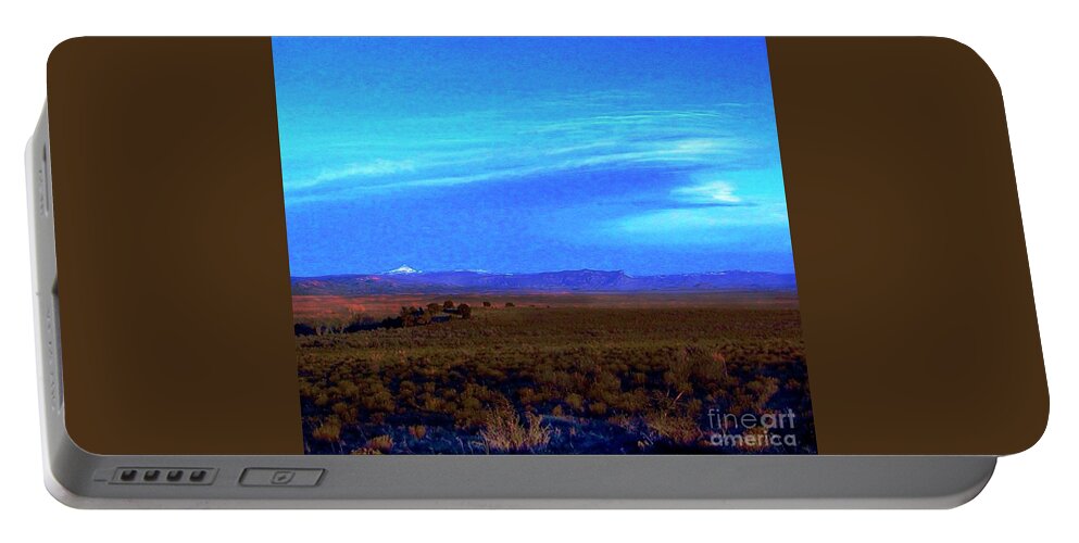 Disappointment Valley Spacious Colorado Valley Great Open Place Portable Battery Charger featuring the digital art Disappointment Valley by Annie Gibbons