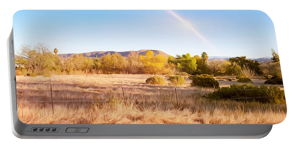 Landscape Portable Battery Charger featuring the photograph Discovery Street by Alison Frank