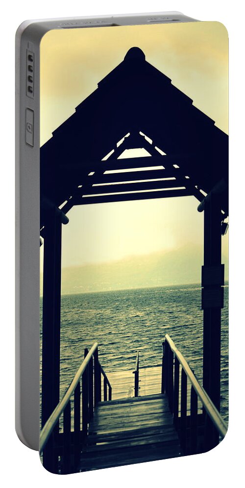 Dock Portable Battery Charger featuring the photograph Dockside by Bill Hamilton