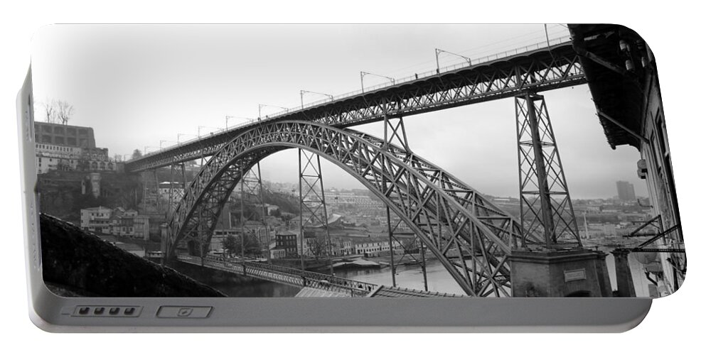 Porto Portable Battery Charger featuring the photograph Dom Luis I Bridge by Lukasz Ryszka