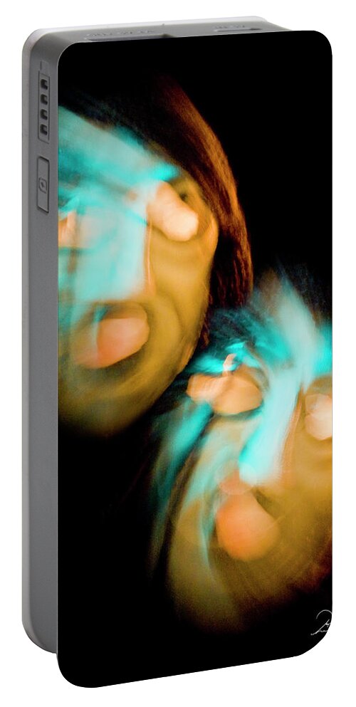Color Portable Battery Charger featuring the photograph Don't Look Now by Frederic A Reinecke