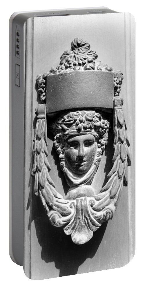 Ancient Portable Battery Charger featuring the photograph Door Knobs of the world 35 by Sotiris Filippou