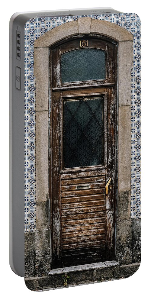 Old Door Portable Battery Charger featuring the photograph Door No 151 by Marco Oliveira
