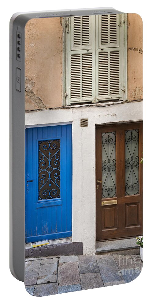 Door Portable Battery Charger featuring the photograph Doors and window by Elena Elisseeva
