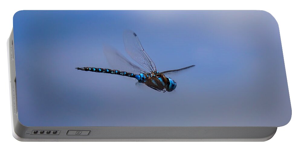 Dragonfly Portable Battery Charger featuring the photograph Dragonfly by Wayne Enslow