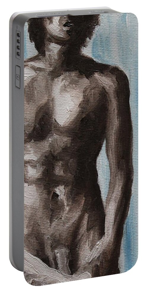 Noewi Portable Battery Charger featuring the painting Dream Of Possibilities by Jindra Noewi