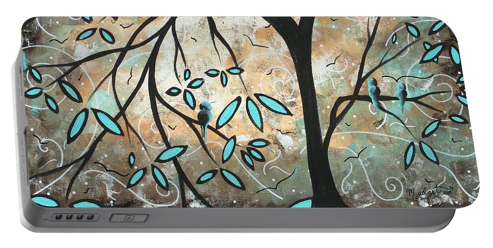 Wall Portable Battery Charger featuring the painting Dream State I by MADART by Megan Duncanson