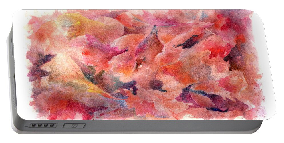 Abstract Portable Battery Charger featuring the painting Dreams by William Russell Nowicki