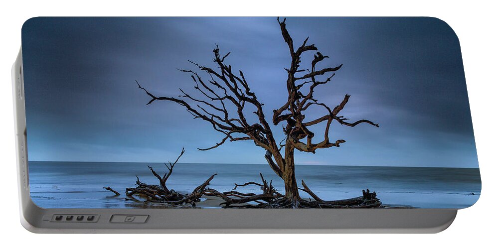 Driftwood Portable Battery Charger featuring the photograph Driftwood Tree by Fran Gallogly