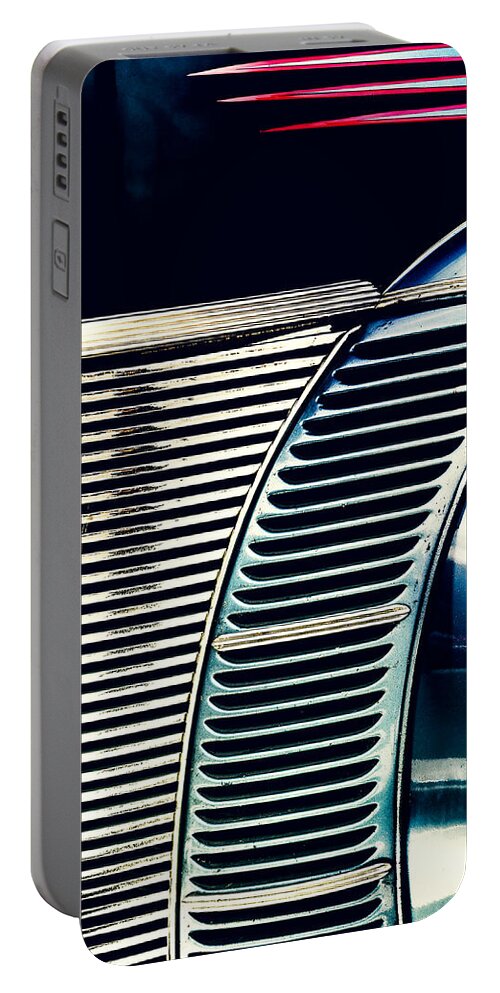Classic Car Portable Battery Charger featuring the photograph Driven To Abstraction by Caitlyn Grasso