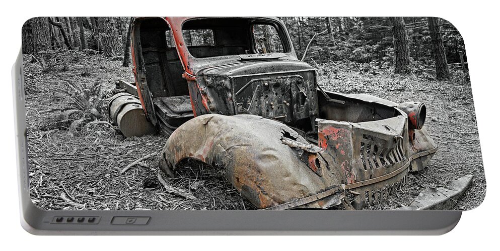 Truck Portable Battery Charger featuring the photograph Drove It Into The Ground by Mark Alder