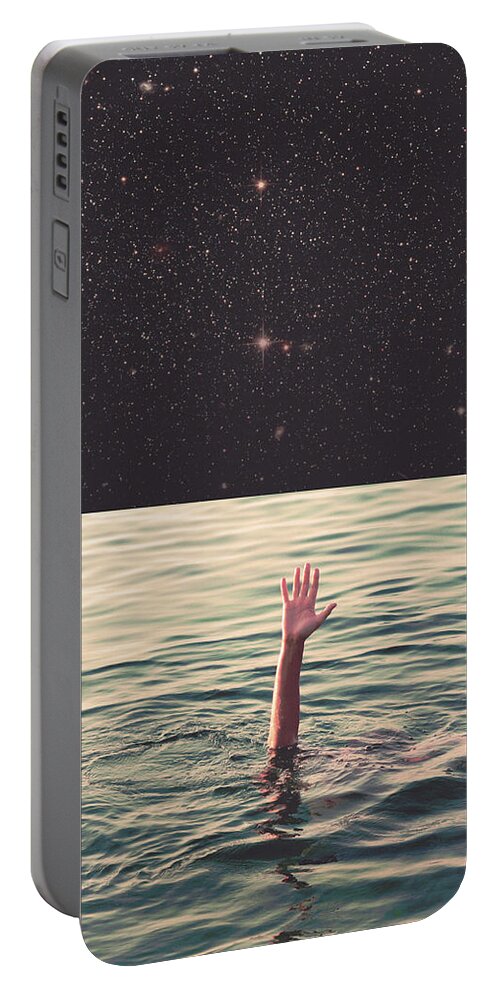 #faatoppicks Portable Battery Charger featuring the photograph Drowned in space by Fran Rodriguez