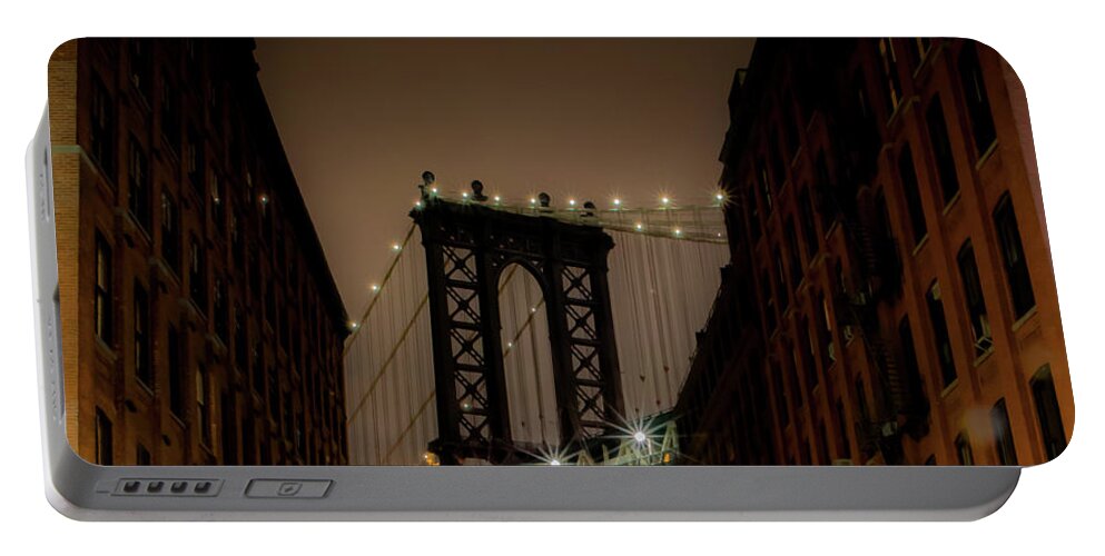 Nyc Portable Battery Charger featuring the photograph Dumbo Nyc by JCV Freelance Photography LLC