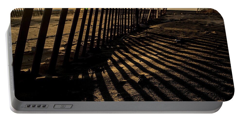 Sand Dunes Portable Battery Charger featuring the photograph Dunes Shadows by Sven Brogren