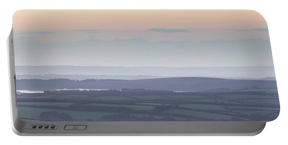 Exmoor Portable Battery Charger featuring the photograph Dunkery Hill Morning by Andy Myatt